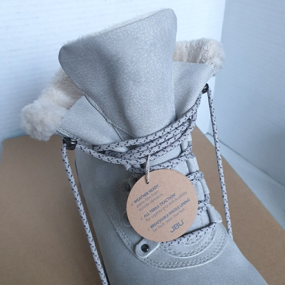 JBU Jambu Stone White Redrock Lace-Up & Zipper Lightweight Hiking Ankle Boots  7 - Picture 10 of 16